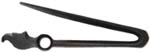 frizzen spring, tempered, front screw